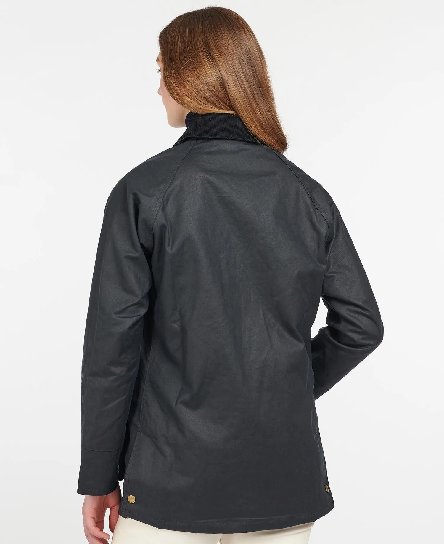 Barbour Acorn Waxed Cotton Jacket - Navy