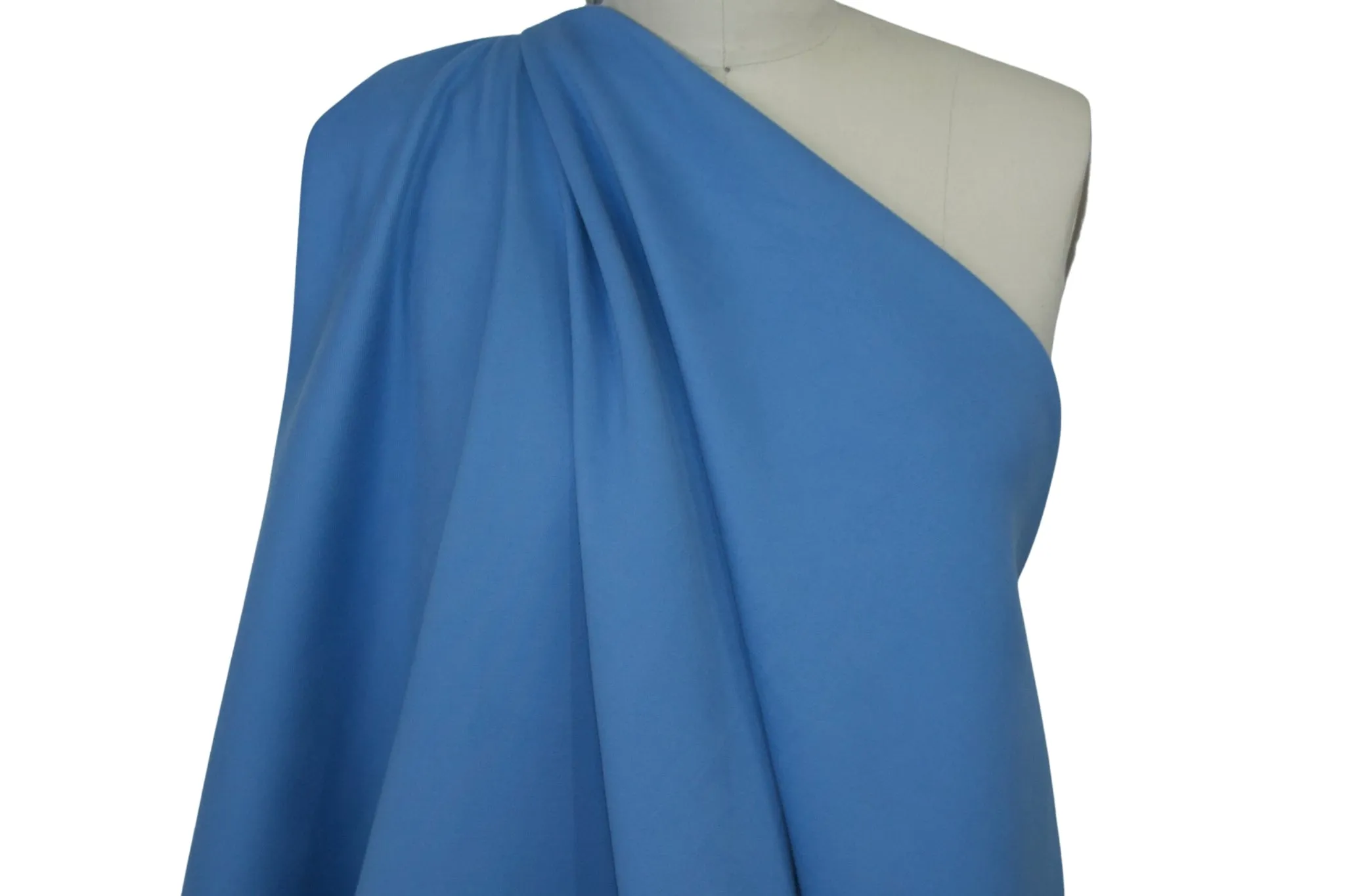 Bottom-Weight Stretch Cotton - Blue Skies
