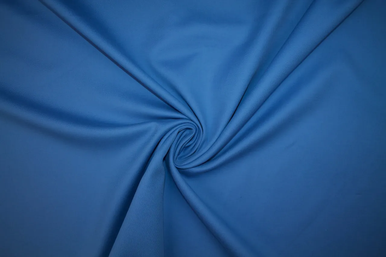 Bottom-Weight Stretch Cotton - Blue Skies