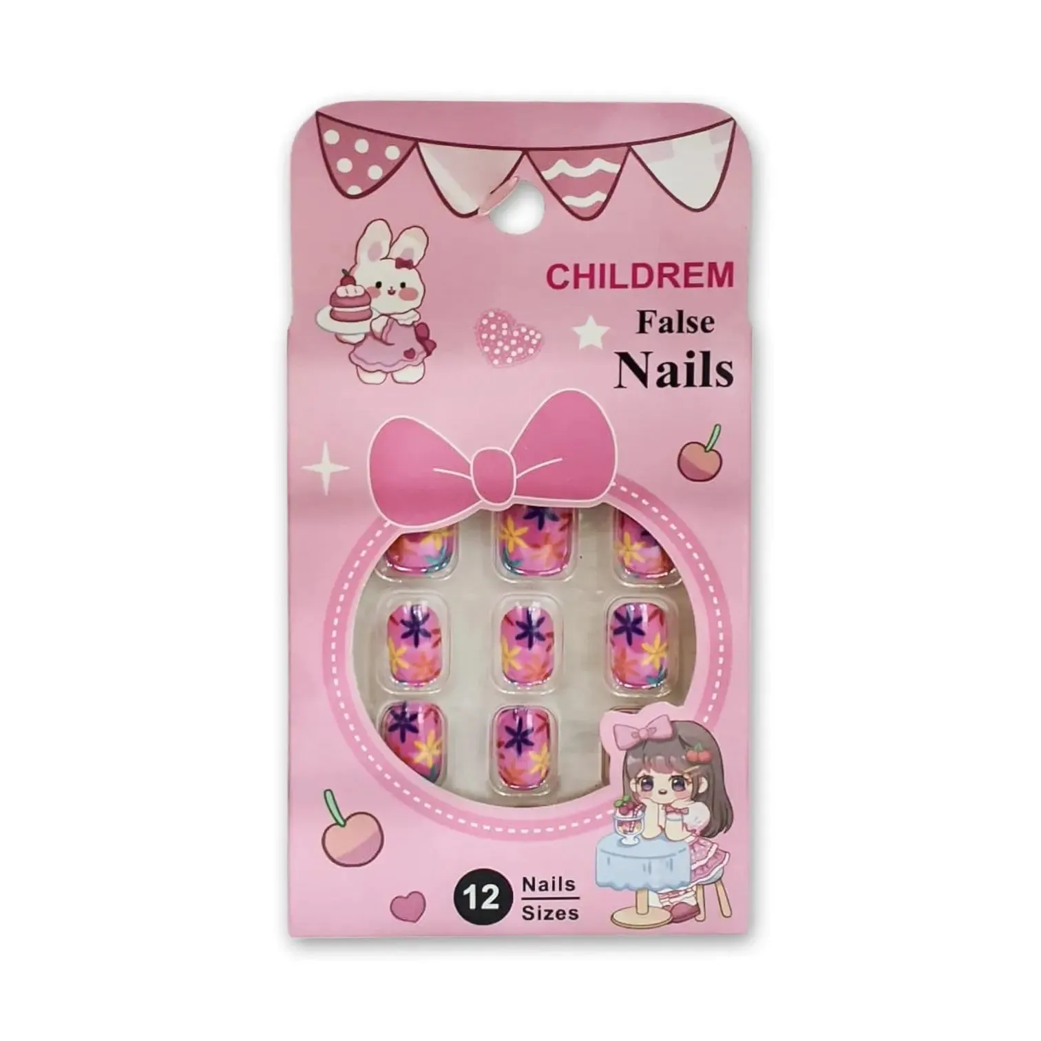 Children False Nails 12pcs