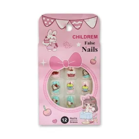 Children False Nails 12pcs