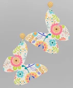 Colorful Butterfly Earrings