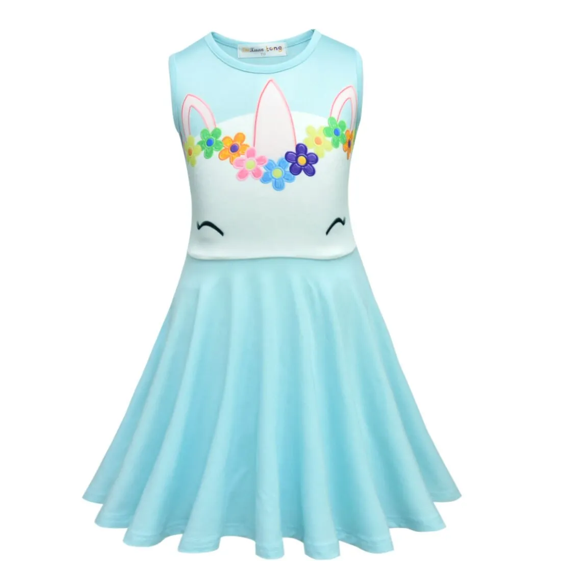 Colorful Flower <br>Unicorn Dress