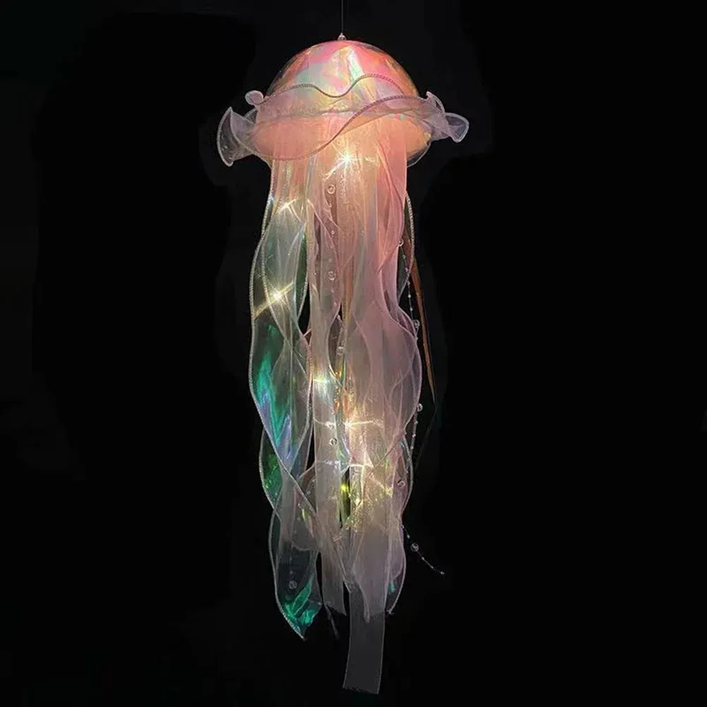 Colorful jellyfish lanterns