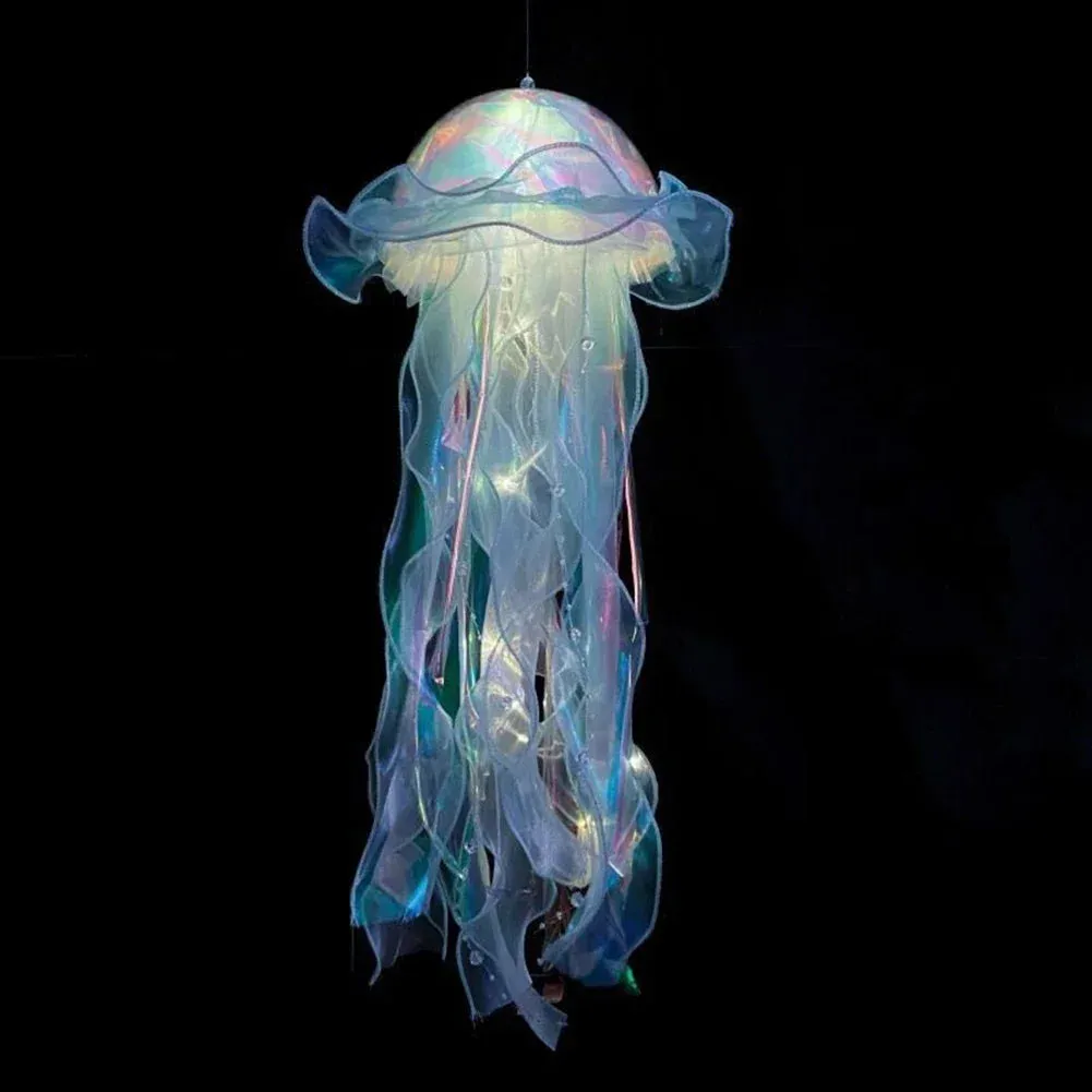 Colorful jellyfish lanterns