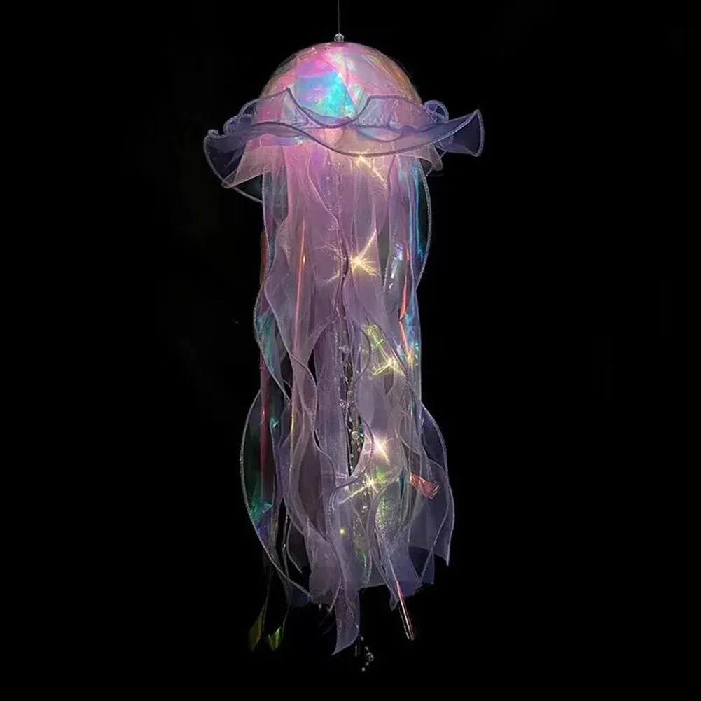 Colorful jellyfish lanterns
