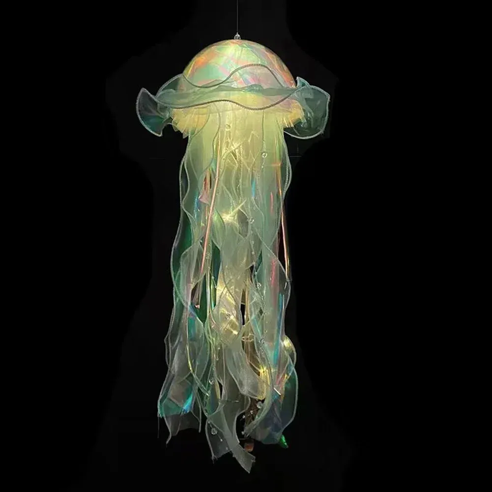 Colorful jellyfish lanterns