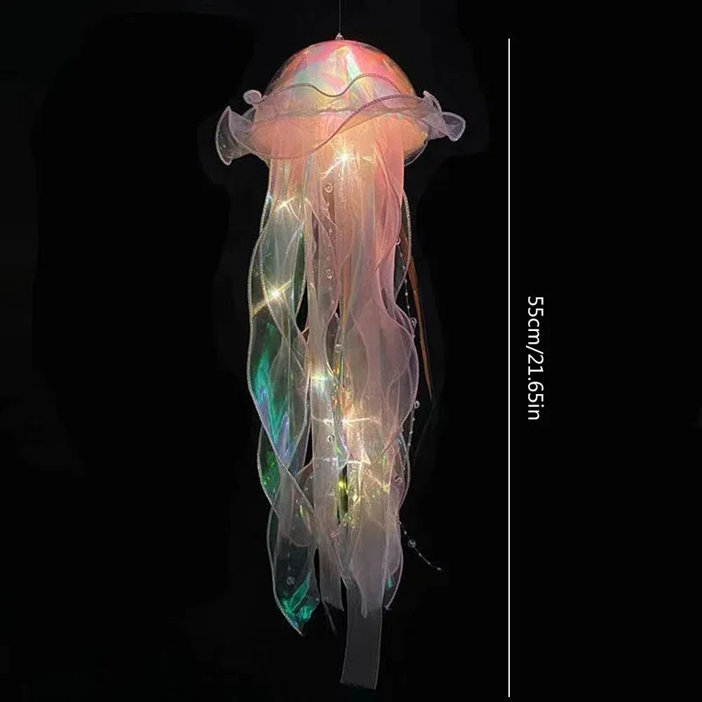 Colorful jellyfish lanterns