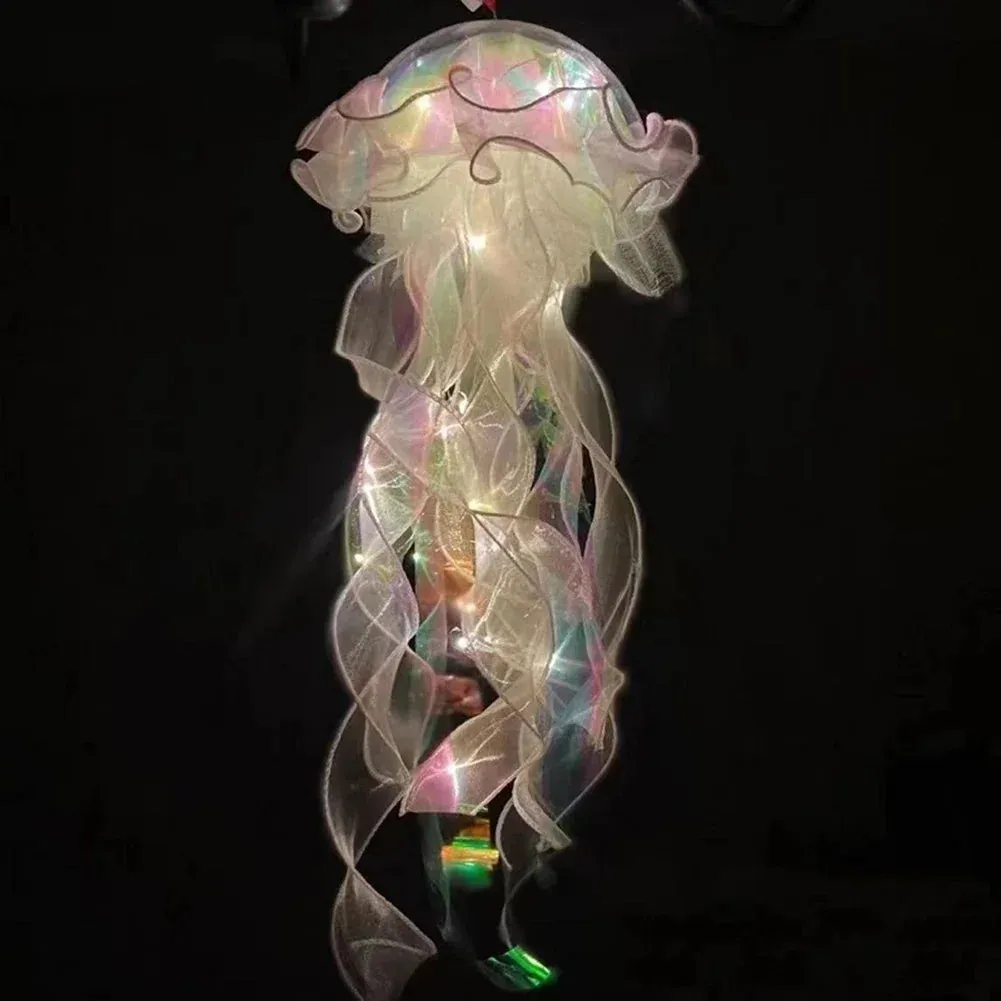 Colorful jellyfish lanterns