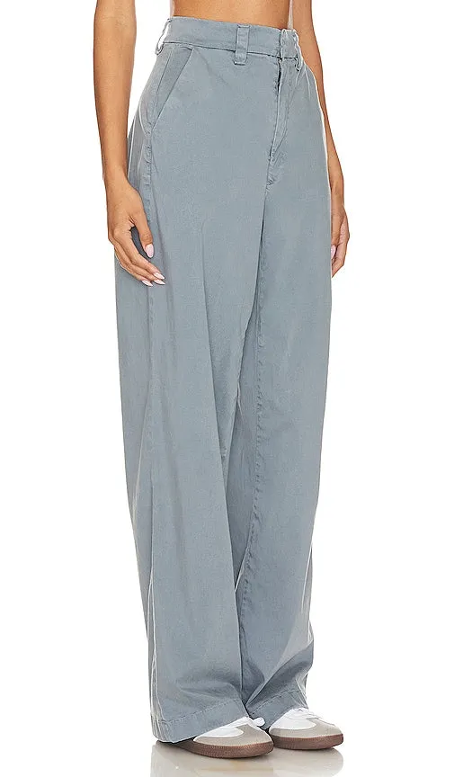 COTTON CITIZEN Stretch Sateen Pant in Slate