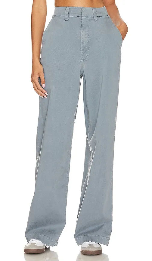 COTTON CITIZEN Stretch Sateen Pant in Slate
