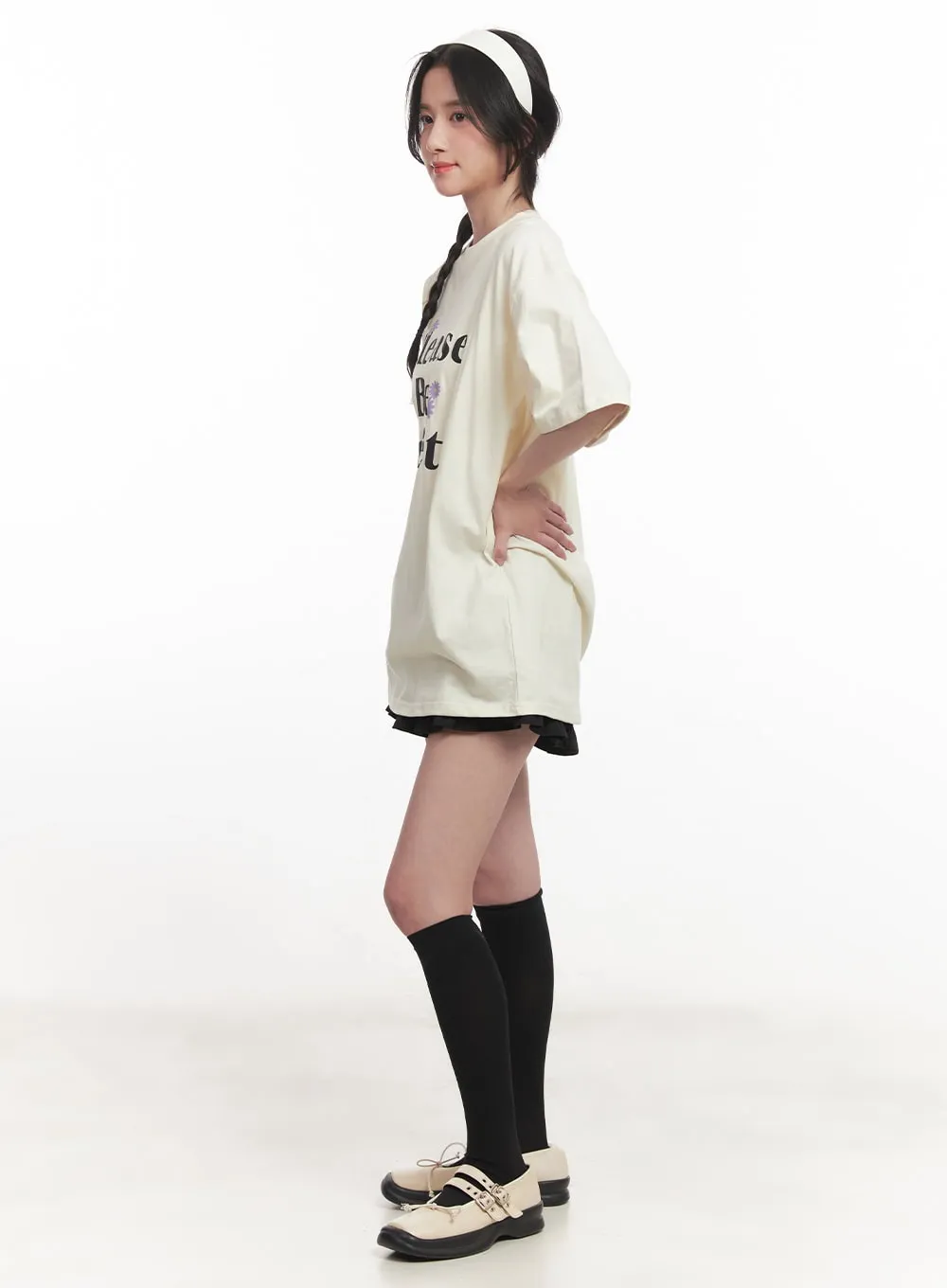Frill-Trim Cotton Shorts CA510