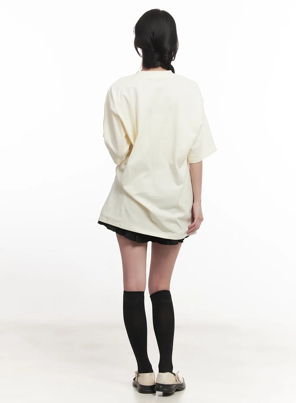 Frill-Trim Cotton Shorts CA510