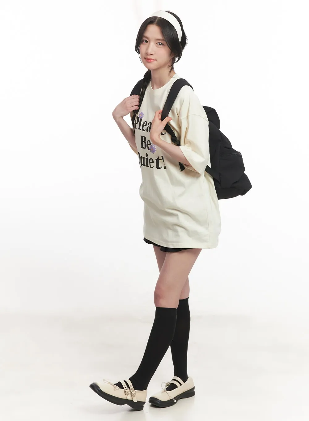 Frill-Trim Cotton Shorts CA510