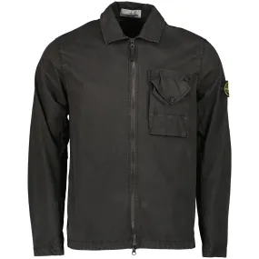 Gabardine Zipped Overshirt