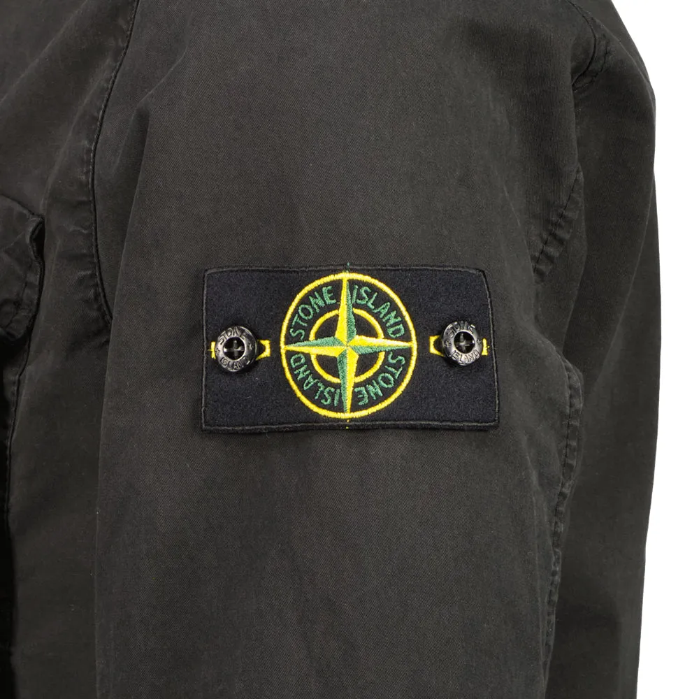 Gabardine Zipped Overshirt