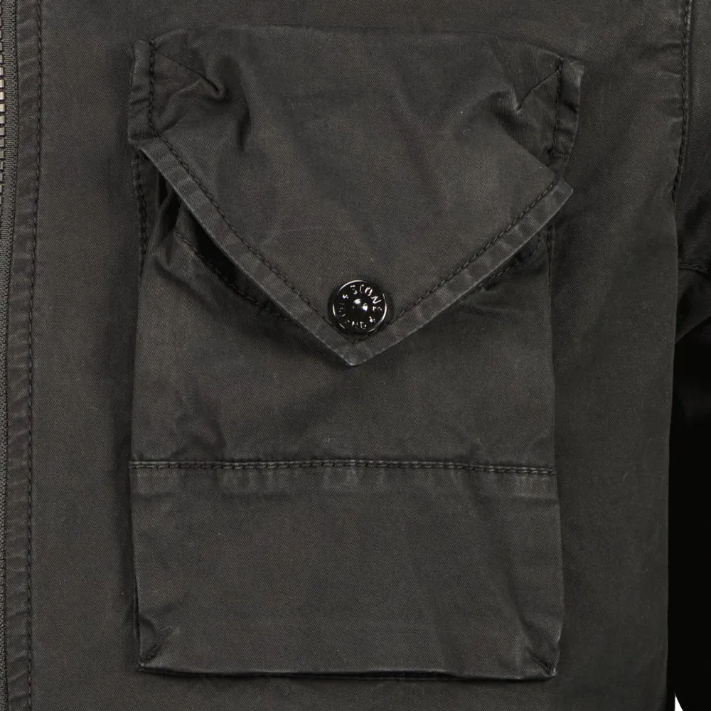 Gabardine Zipped Overshirt