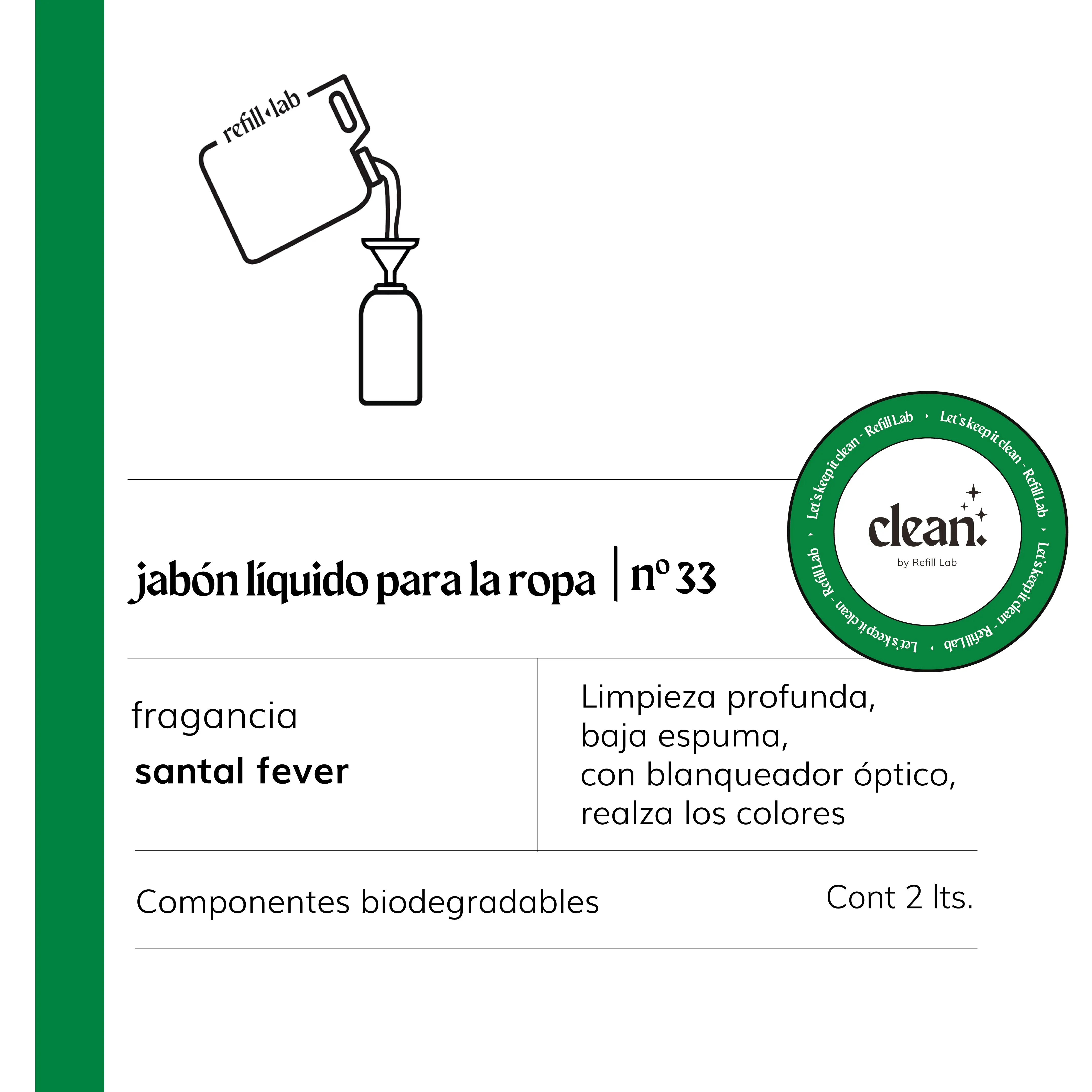 Jabón líquido para la ropa