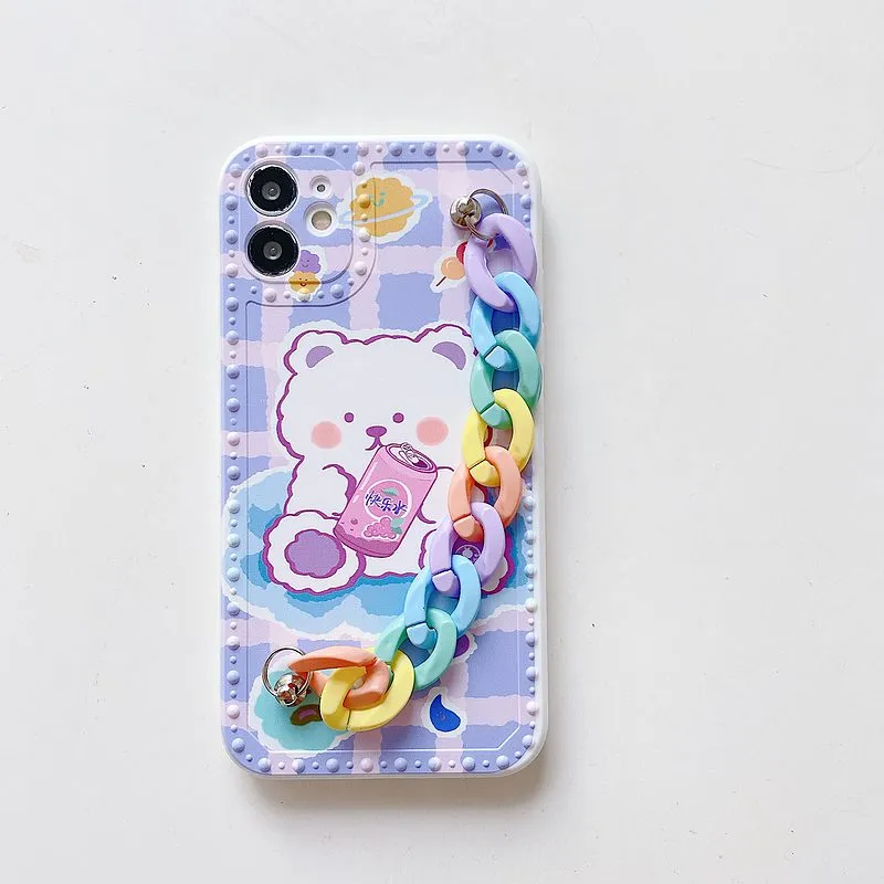 Kawaii Drink Bear iPhone Case