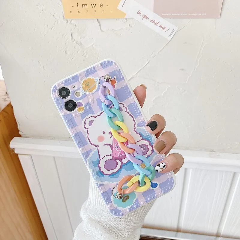 Kawaii Drink Bear iPhone Case