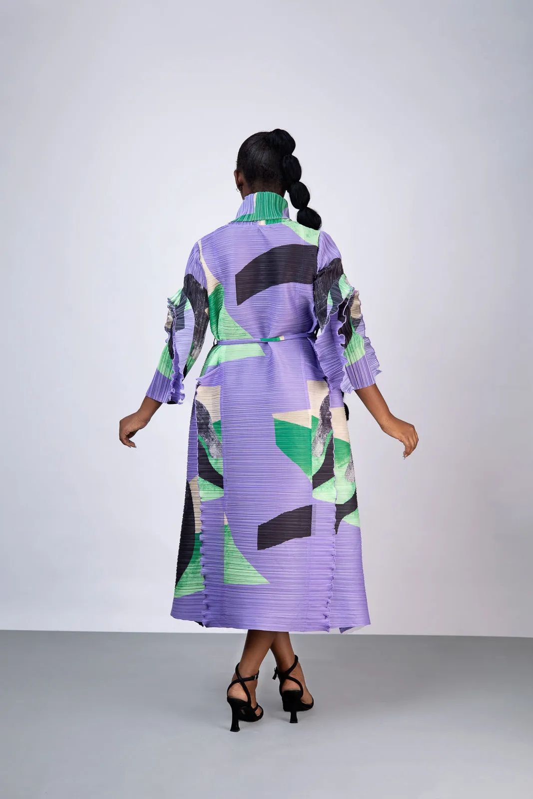KIERA ZUKI DRESS- PURPLE