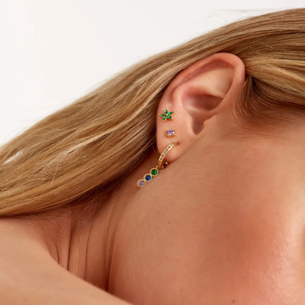 PIERCING COLORFUL FLEUR