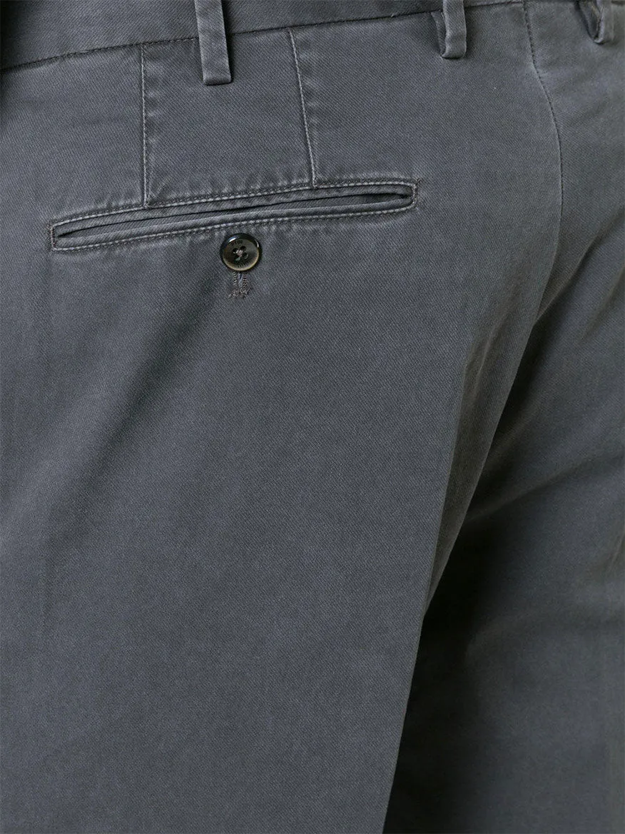 PT01 Délavé Tricotine Stretch Trousers in Grey