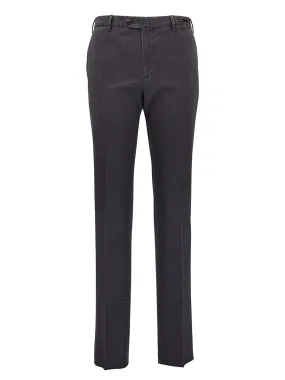 PT01 Délavé Tricotine Stretch Trousers in Grey