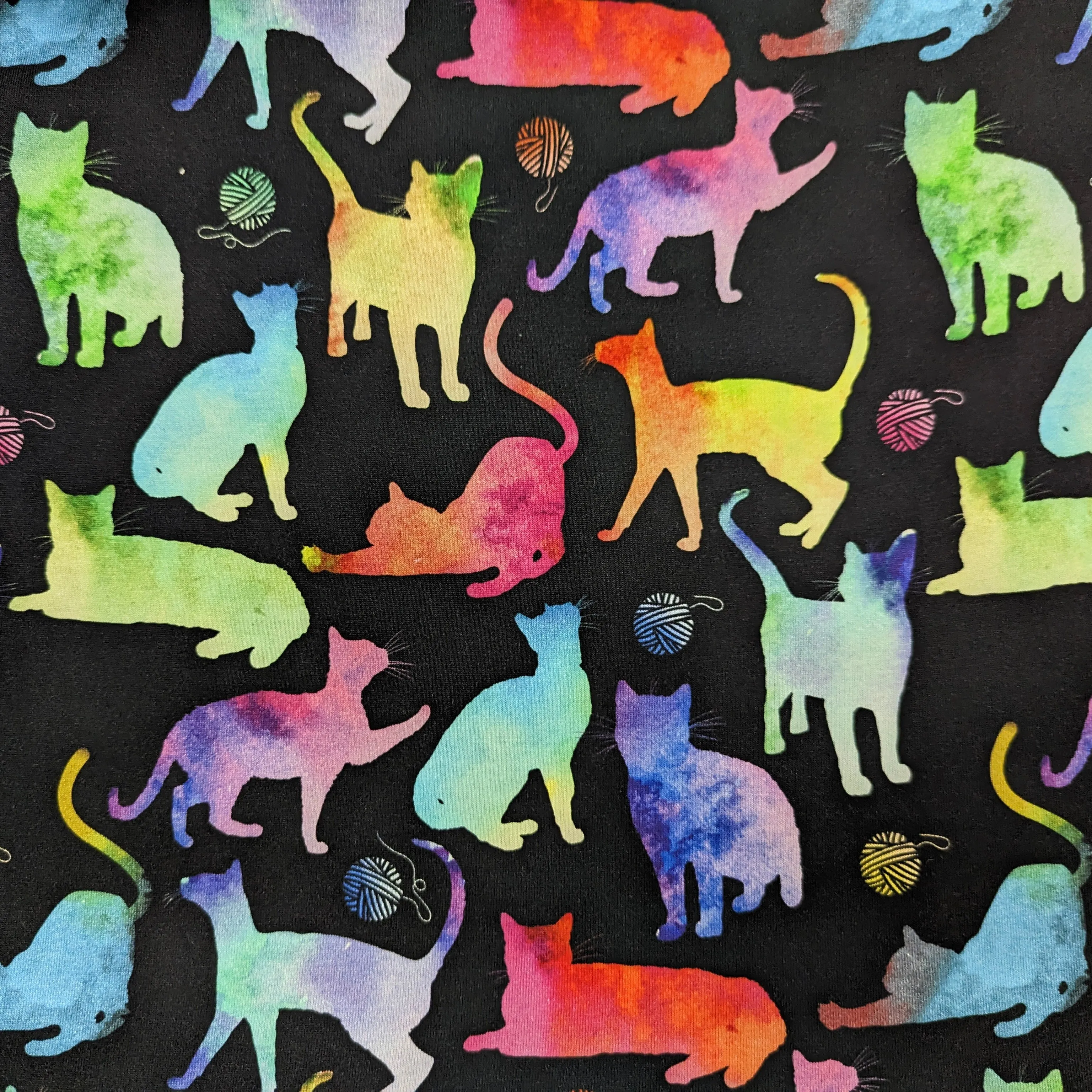 Rainbow Cats String Theory Kids Twirl Dress