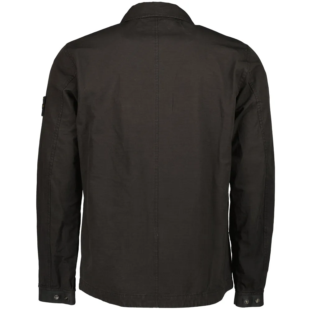 Ripstop Cotton Zipped Overshirt