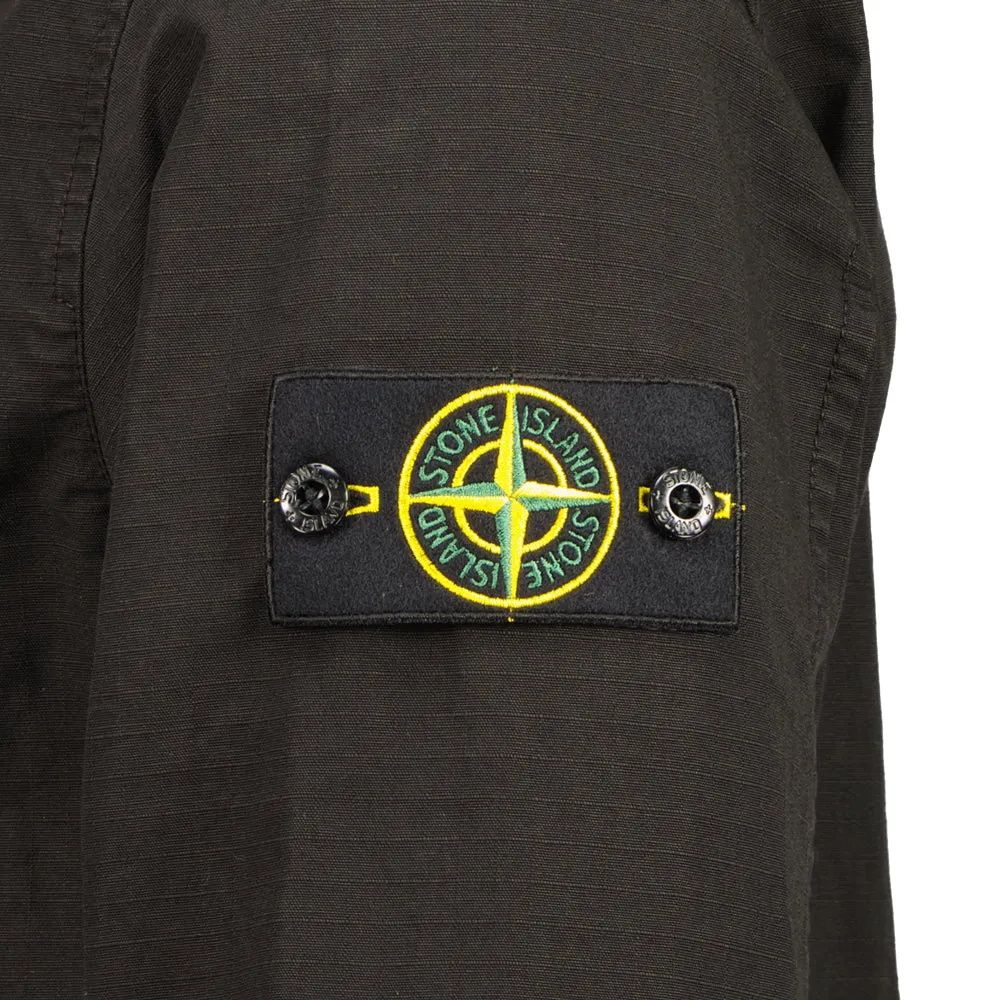 Ripstop Cotton Zipped Overshirt