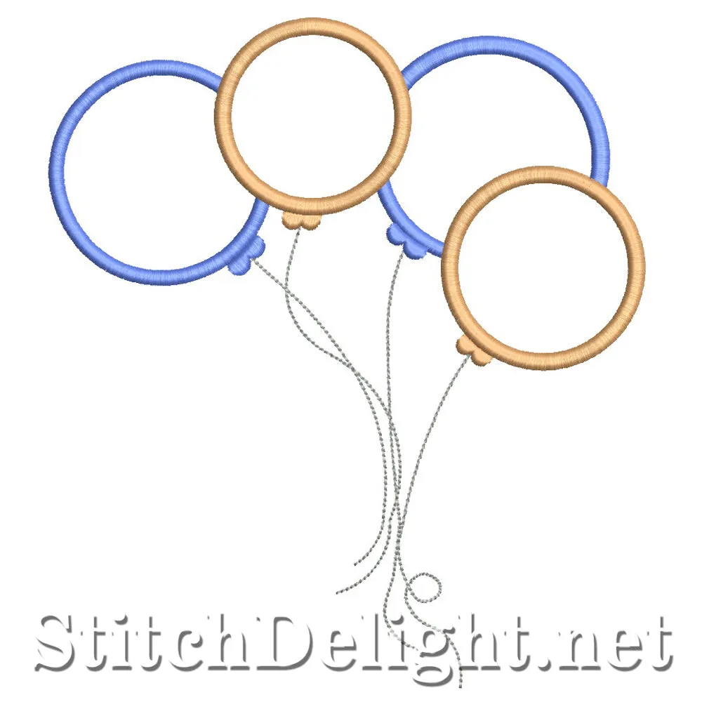SDS1221 Balloons Applique