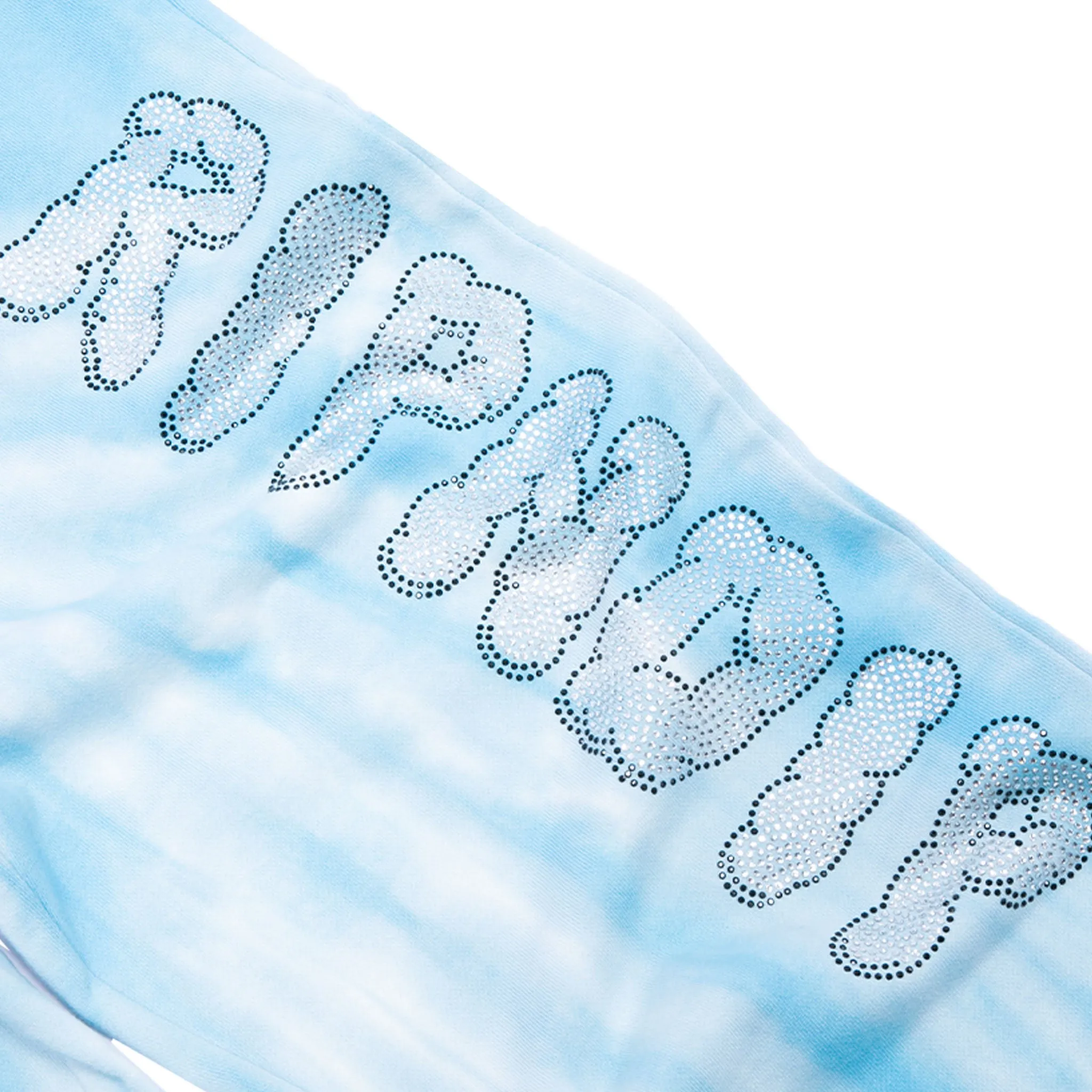 Sent From Heaven Sweatpants (Light Blue Spiral Dye)