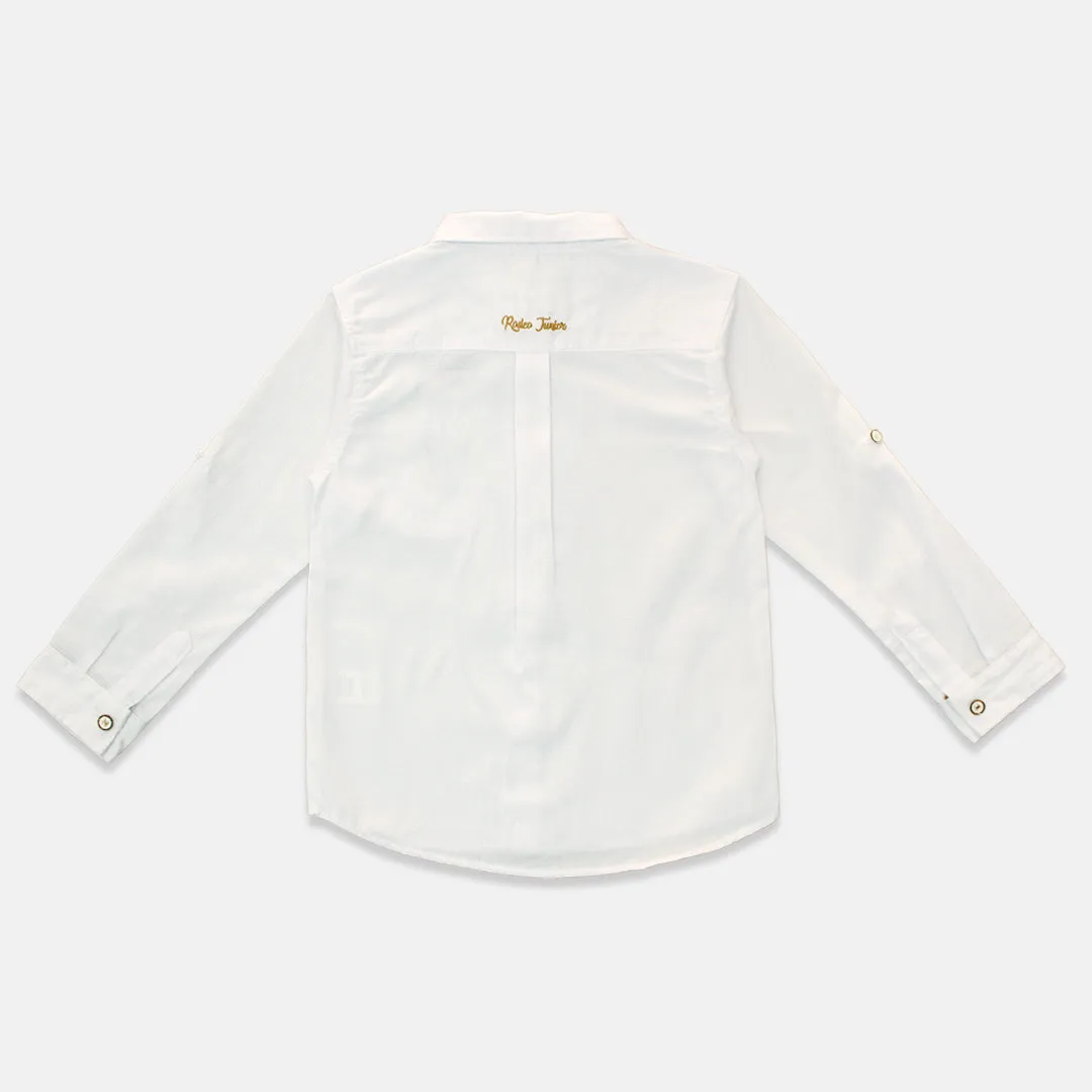 Shirt/ Kemeja Lengan Panjang Anak Laki/ Rodeo Junior Basic Shirt