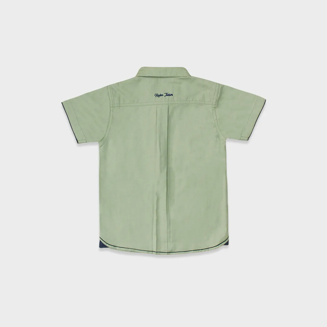 Shirt/ Kemeja Lengan Pendek Anak/ Rodeo Junior Basic