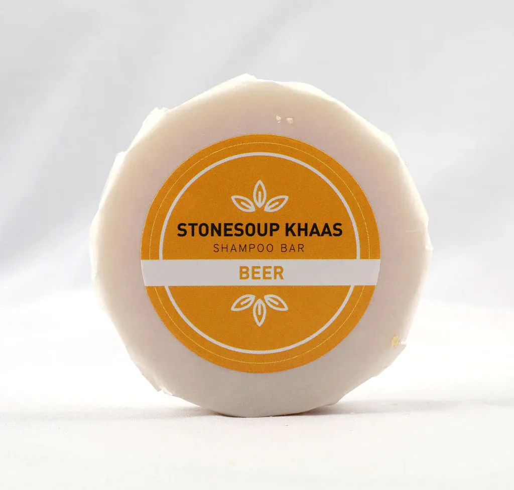 Stonesoup Khaas Shampoo Bar: Beer 100g