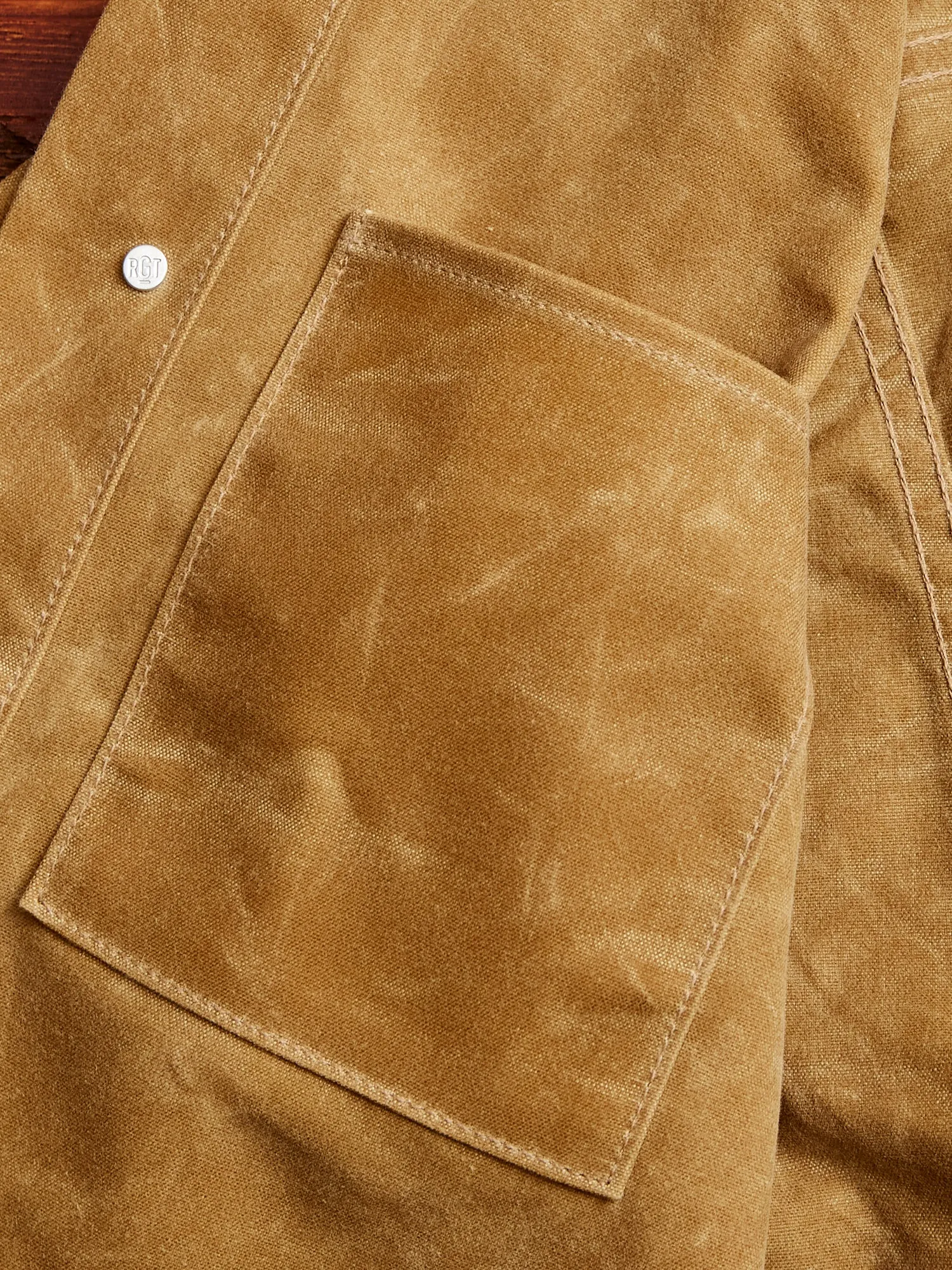 Waxed Canvas Ridgeline Supply Jacket in Tan