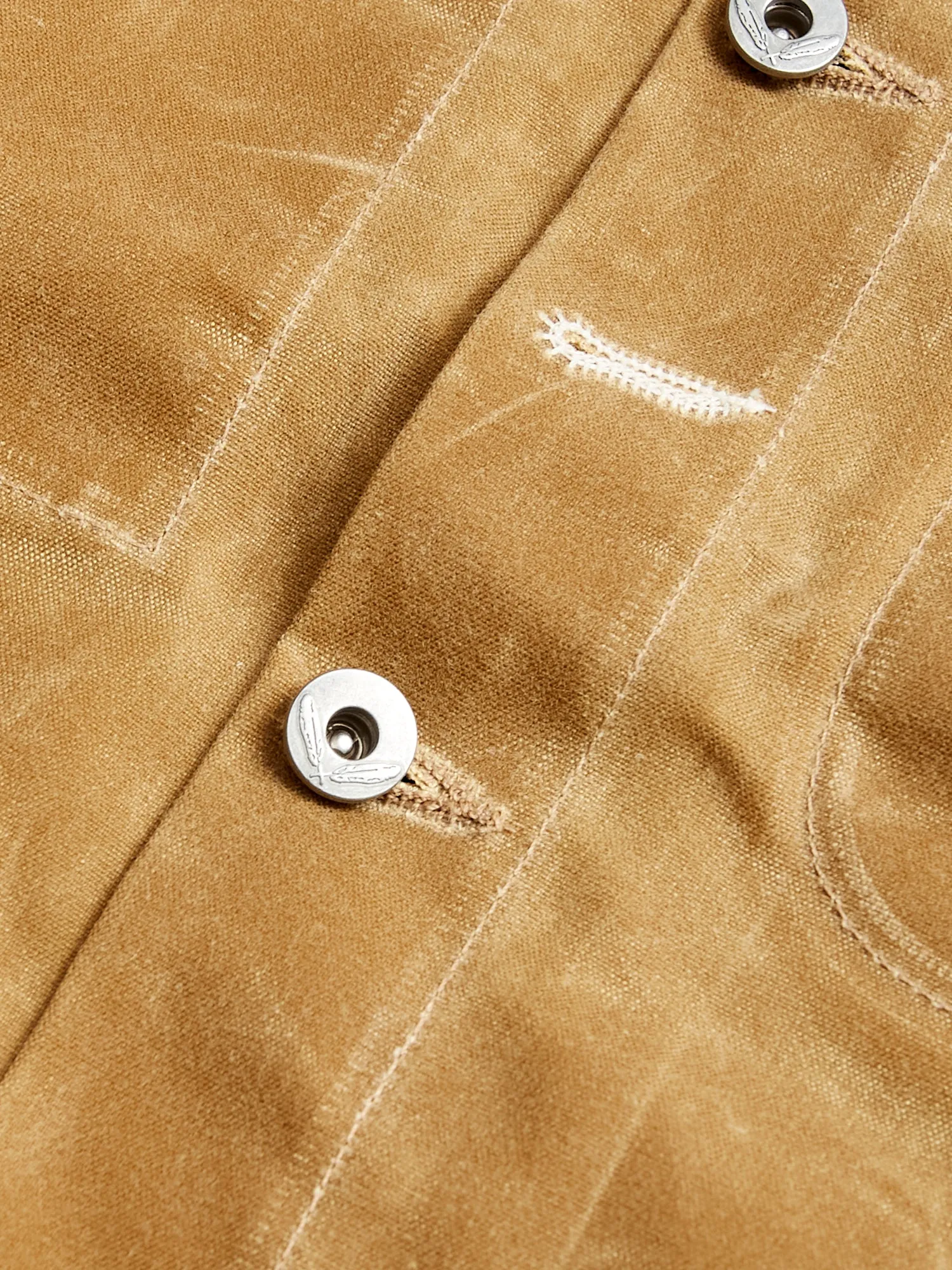 Waxed Canvas Ridgeline Supply Jacket in Tan